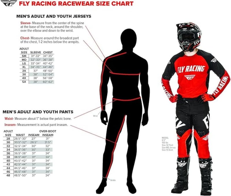 Fly Racing Men’s Patrol Jersey – Durable Off-Road Motocross & Trail Riding Jersey (Black/White, 5X-Large) - Image 4